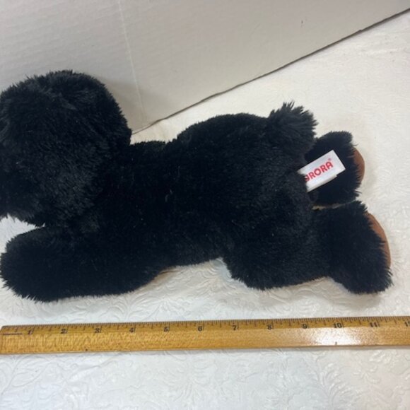 Aurora Black Plush Bear Cuddly Stuffed Animal Handmade 12" - Picture 9 of 9